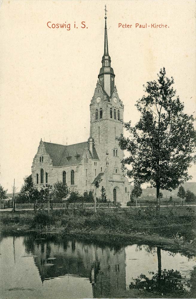 Coswig (Sachsen). Peter und Paul Kirche, 1908