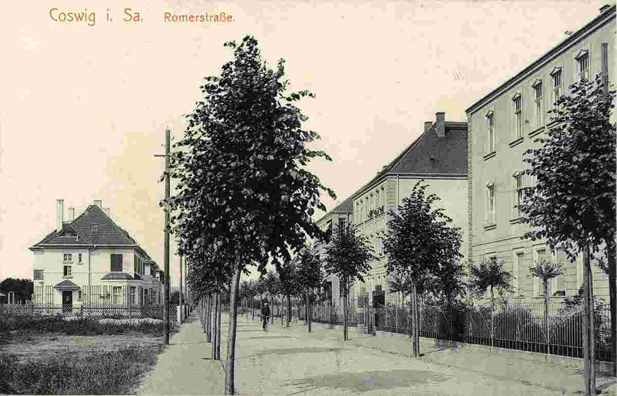 Coswig. Romerstraße, 1912