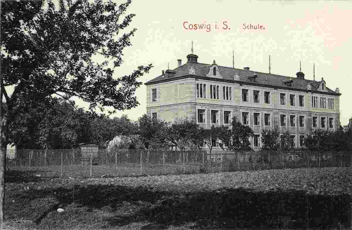 Coswig. Schule, 1908
