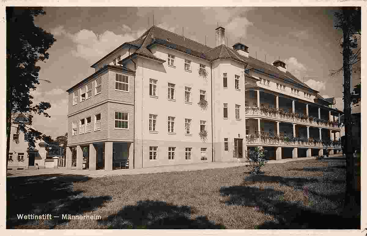 Coswig. Wettinstift, Männerheim, 1929