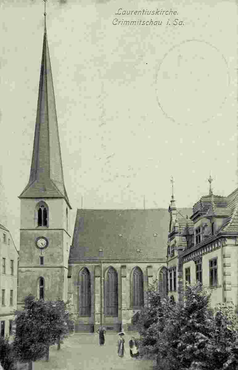 Crimmitschau. Laurentiuskirche, 1917