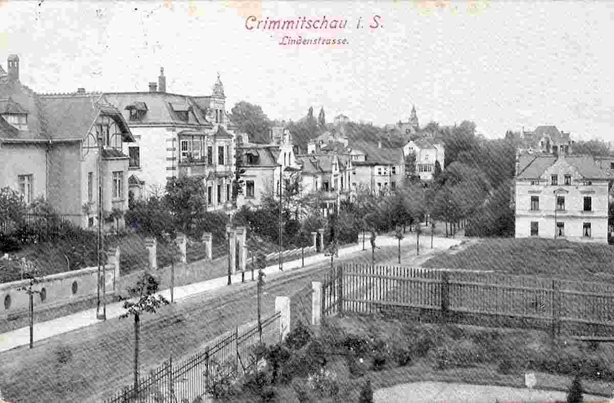 Crimmitschau. Lindenstraße, 1917