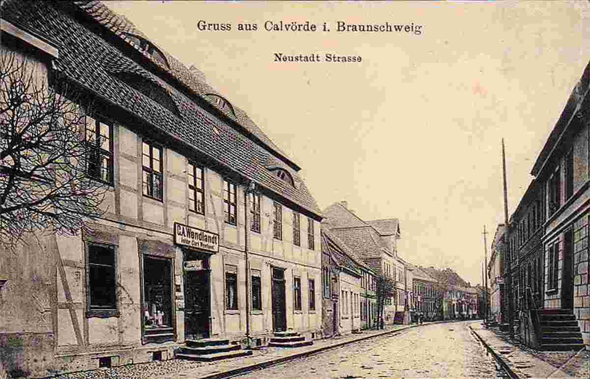 Calvörde. Neustadtstraße, 1916