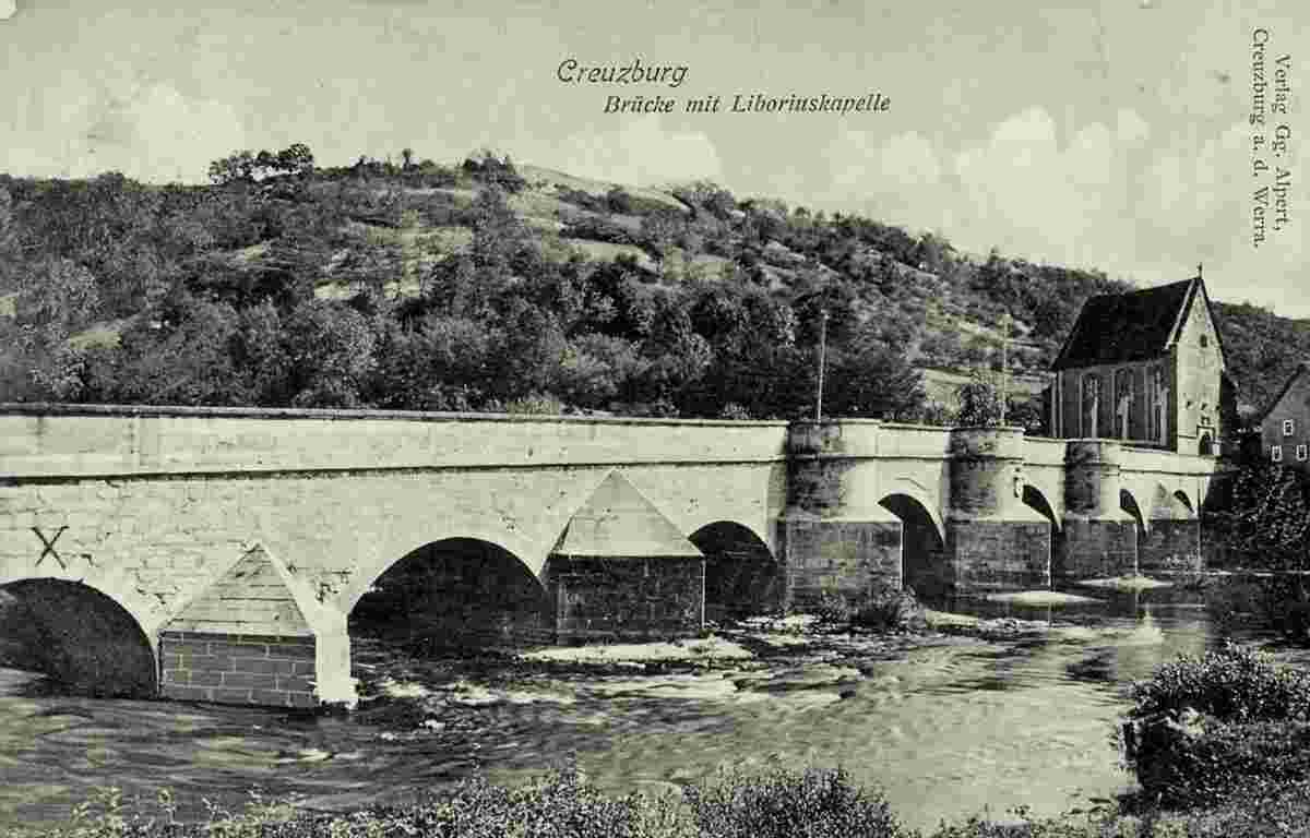 Creuzburg. Brücke mit Liboriuskapelle