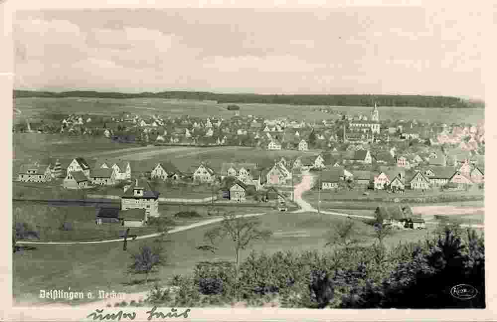 Panorama von Deißlingen, 1941
