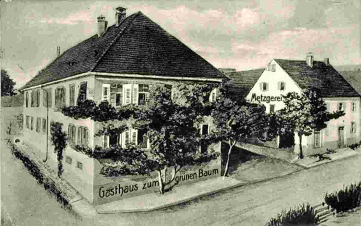 Denzlingen. Gasthaus zum grünen Baum, 1920