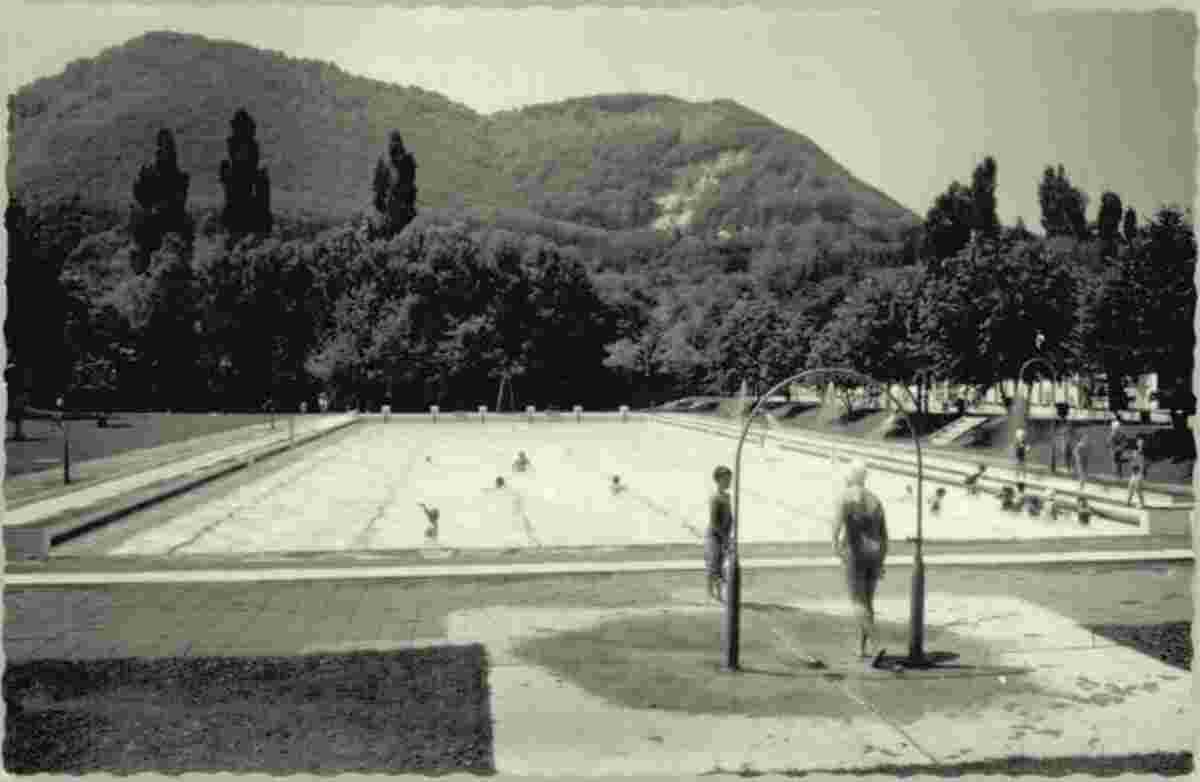 Dettingen an der Erms. Schwimmbad, 1966