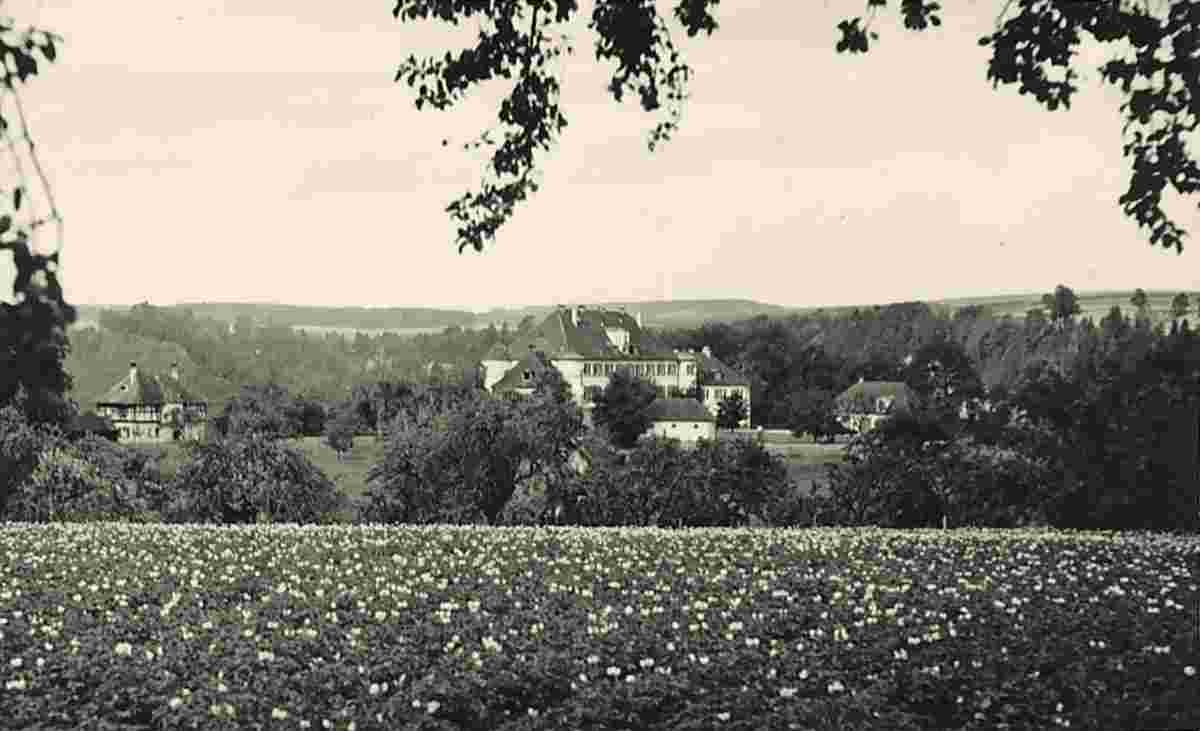 Panorama von Dietingen, 1950