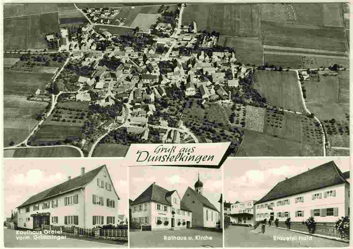 Dischingen. Panorama von Dunstelkingen, Kaufhaus