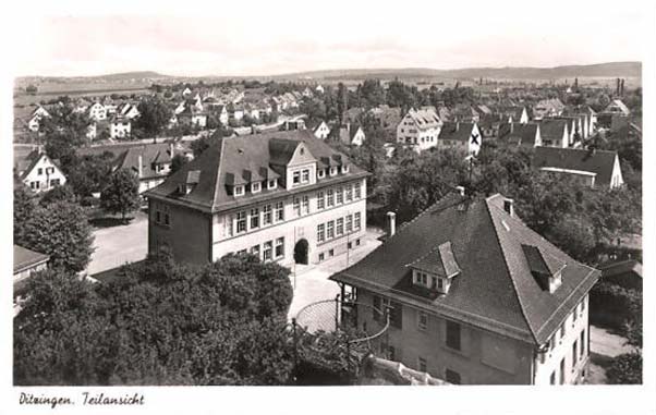 Panorama von Ditzingen, 1946