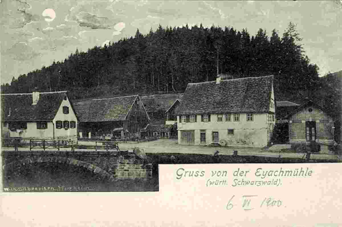 Dobel. Eyachmühle, 1900