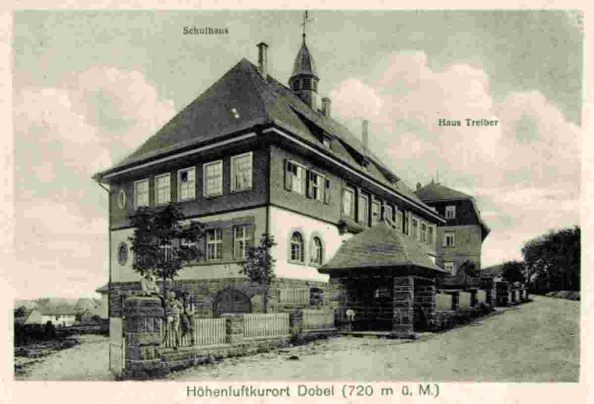 Höhenluftkurort Dobel, Schulhaus, 1943