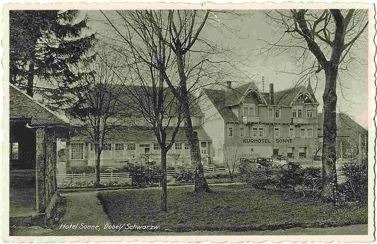 Dobel. Hotel und Pension Sonne, 1936
