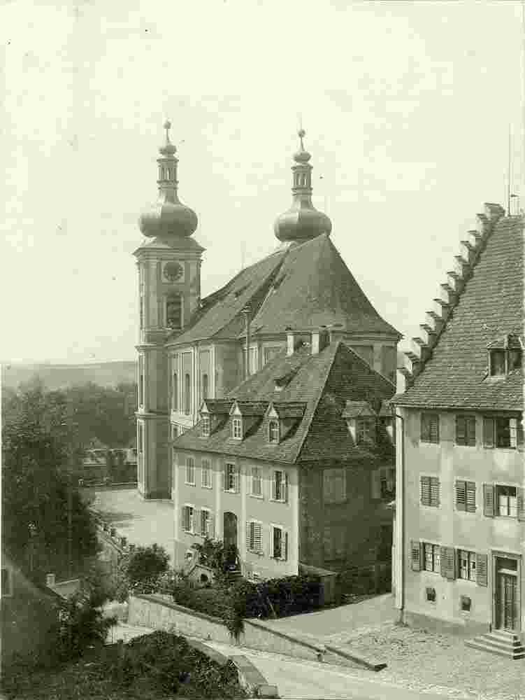 Donaueschingen. Ansicht von Katholische Kirche St. Johann