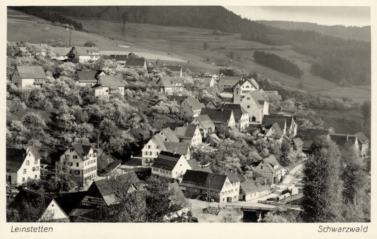 Dornhan. Leinstetten - Teilansicht, 1954