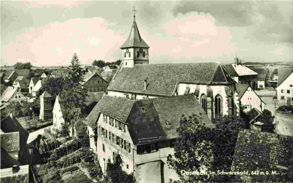 Panorama von Dornhan, 1954