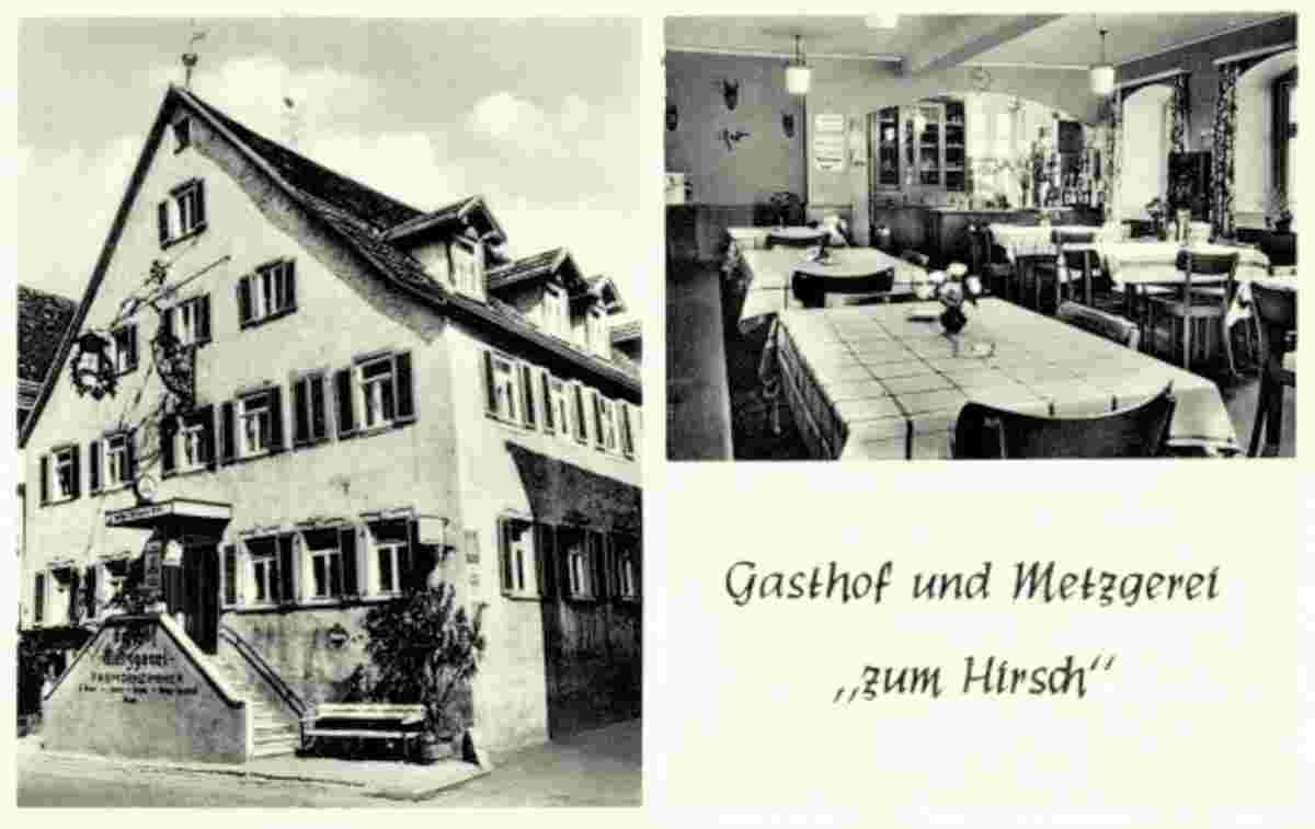 Dörzbach. Gasthof und Metzgerei 'Zum Hirsch'