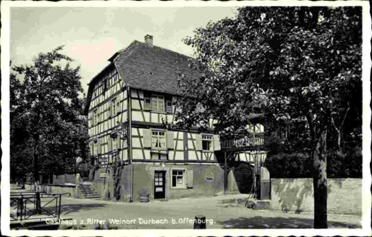 Durbach. Gasthaus zum Ritter, 1936