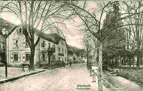 Durbach. Hauptstraße