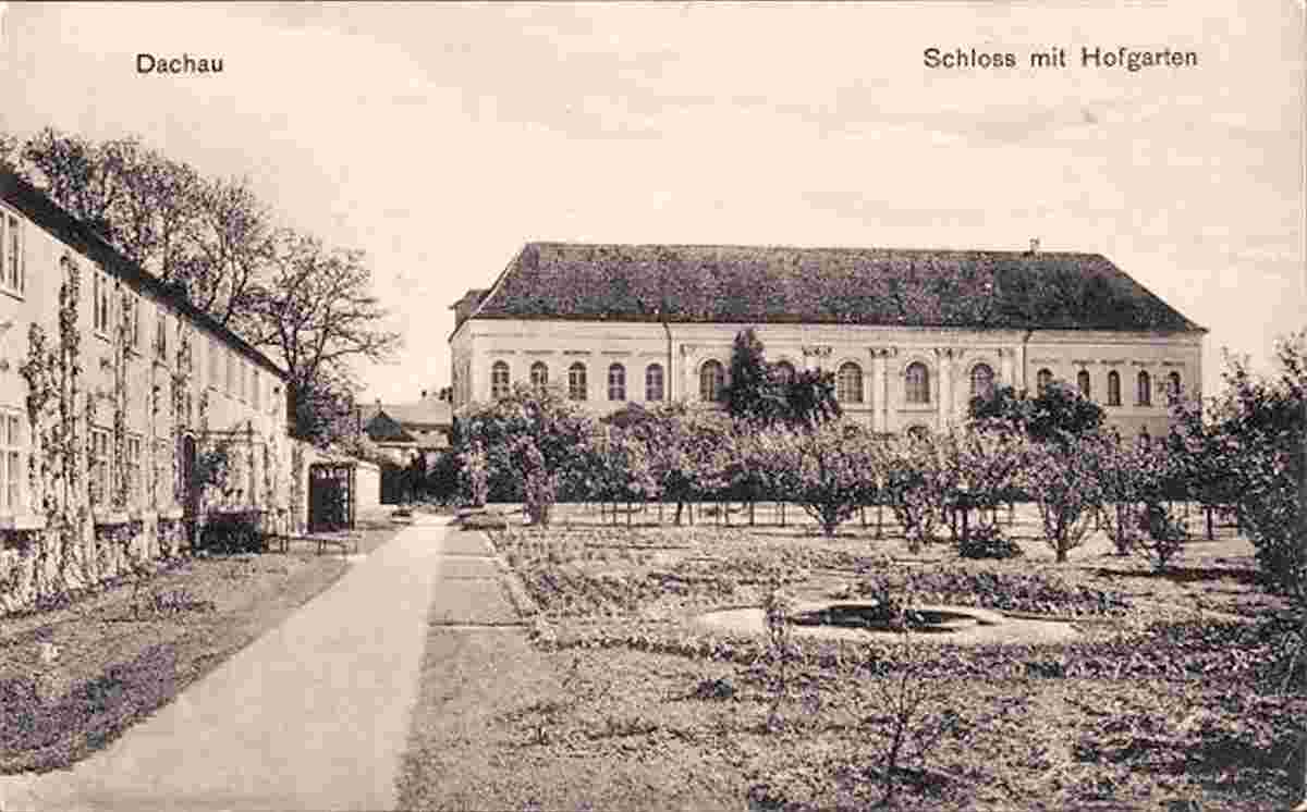 Dachau. Schloß mit Hofgarten