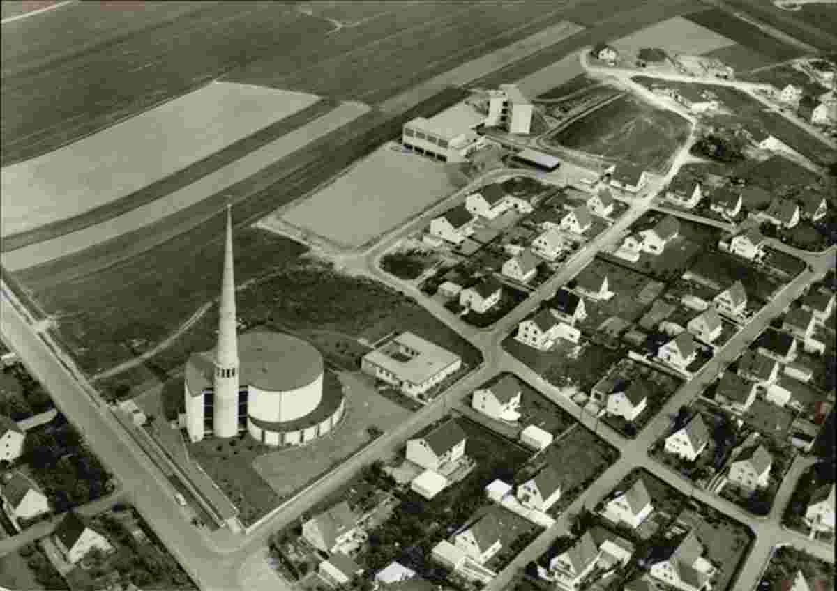 Diedorf. Fliegeraufnahme, 1965
