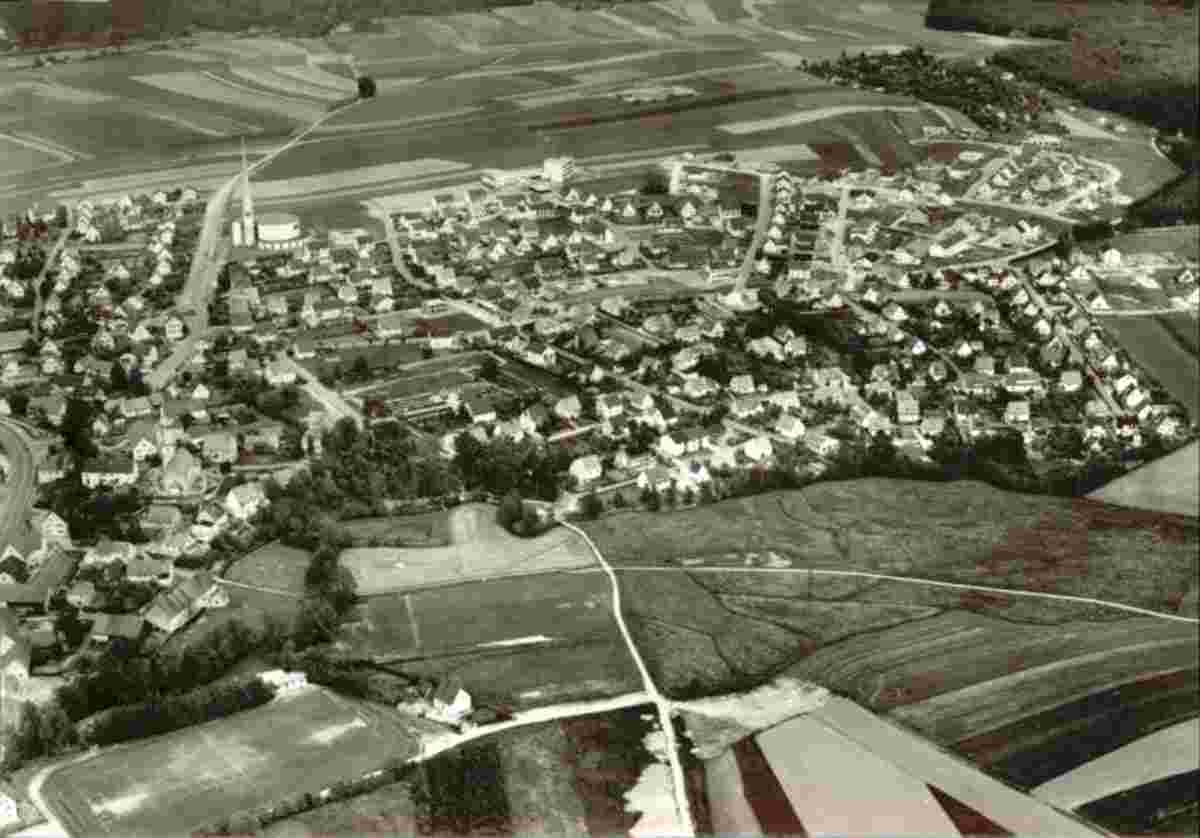 Diedorf. Fliegeraufnahme, 1965