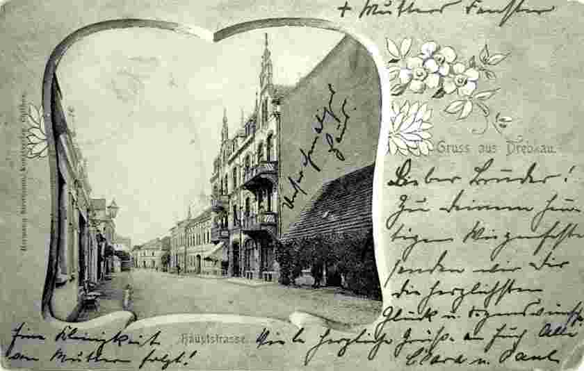 Drebkau. Hauptstraße, 1902