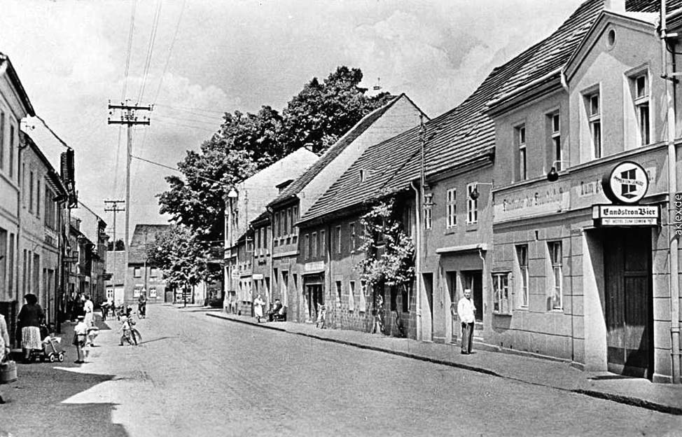 Drebkau. Straße der Freundschaft, Gaststätte - Landskron, 1962