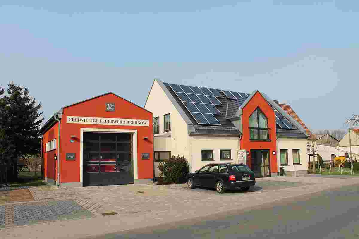 Drehnow. Neues Feuerwehrgerätehaus