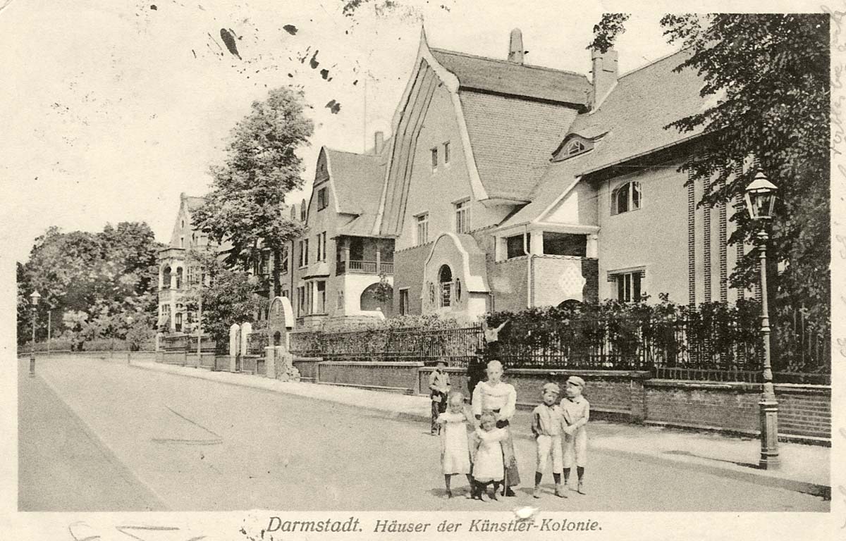 Darmstadt. Häuser der Künstlerkolonie, 1914