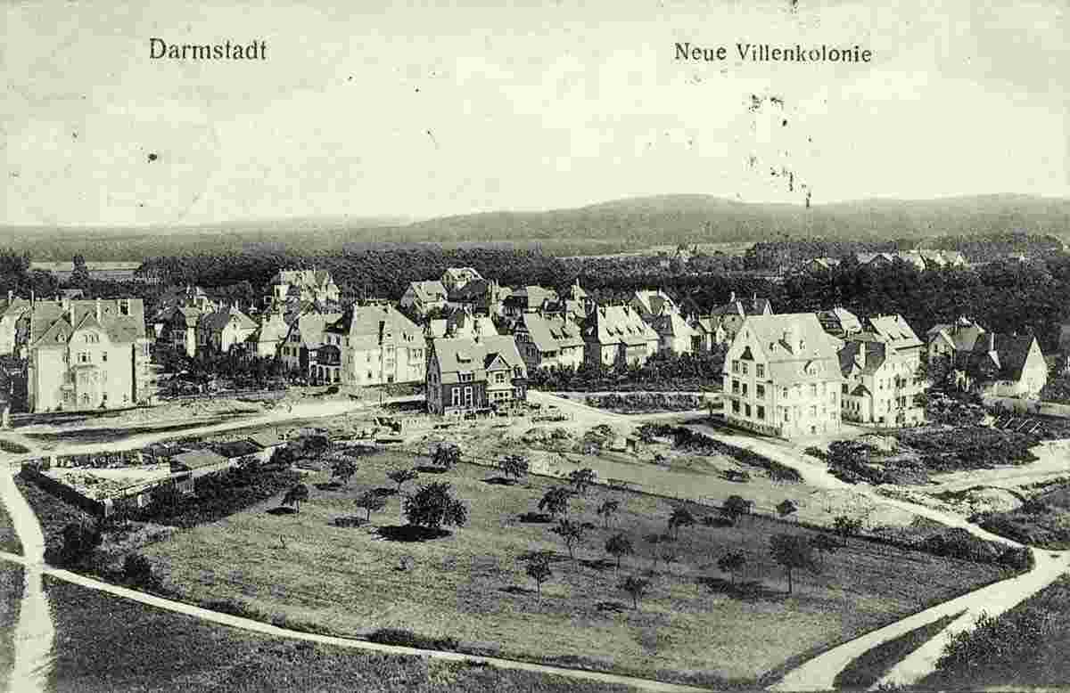 Darmstadt. Neue Villenkolonie, 1909