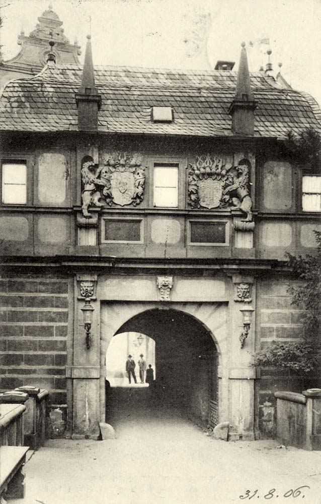 Darmstadt. Nordportal des Schlosses, 1906