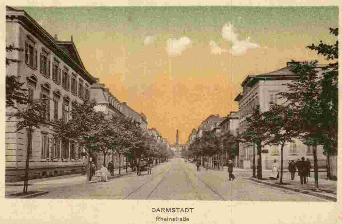 Darmstadt. Rheinstraße