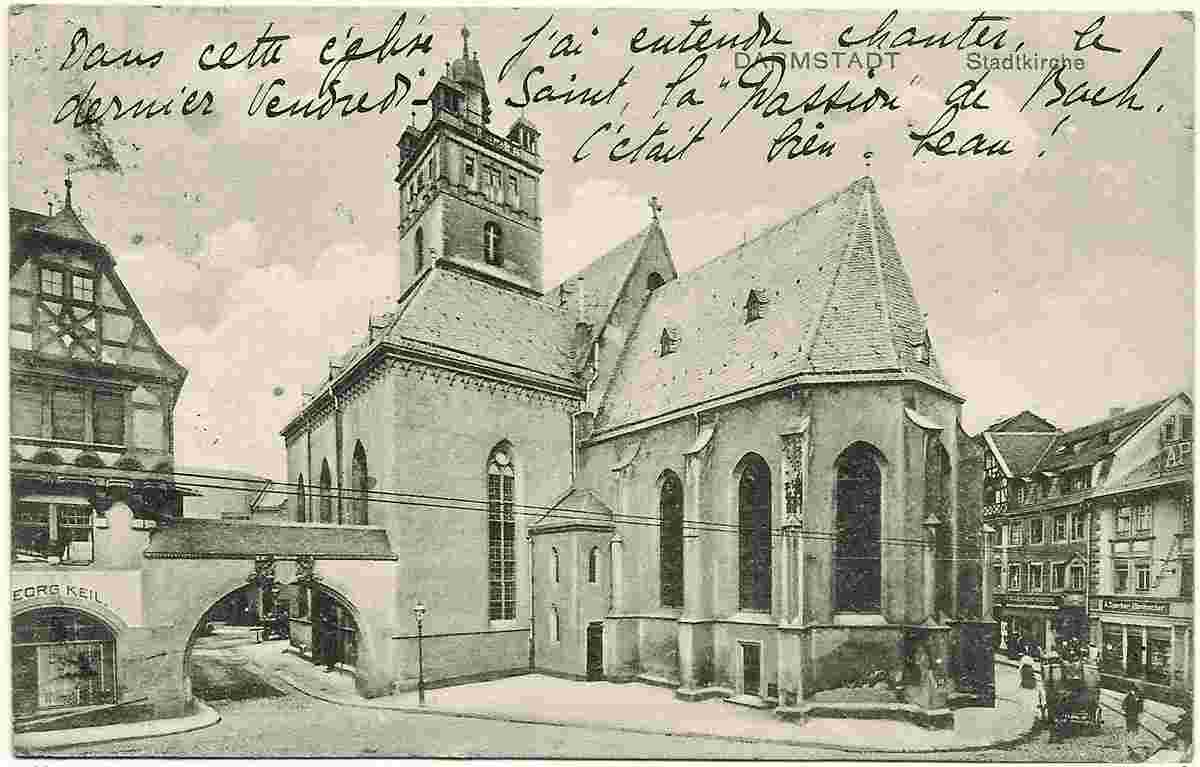 Darmstadt. Stadtkirche