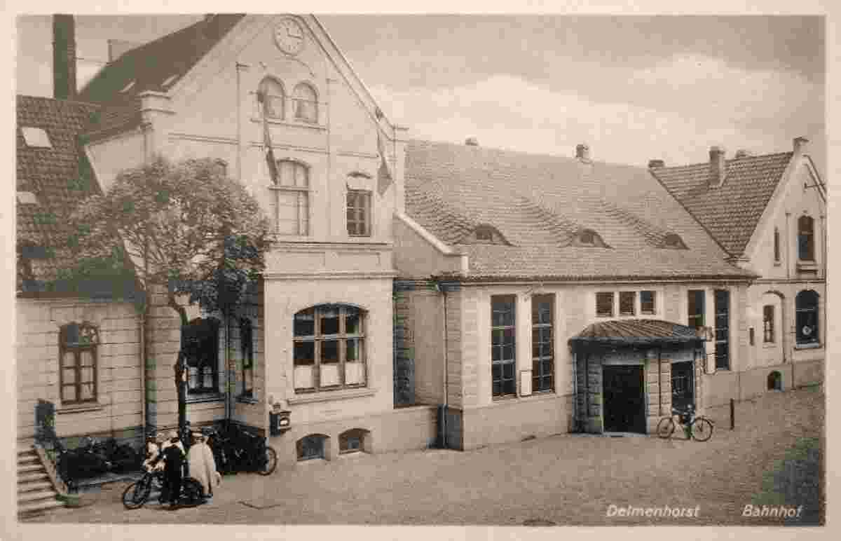 Delmenhorst. Bahnhof, um 1935