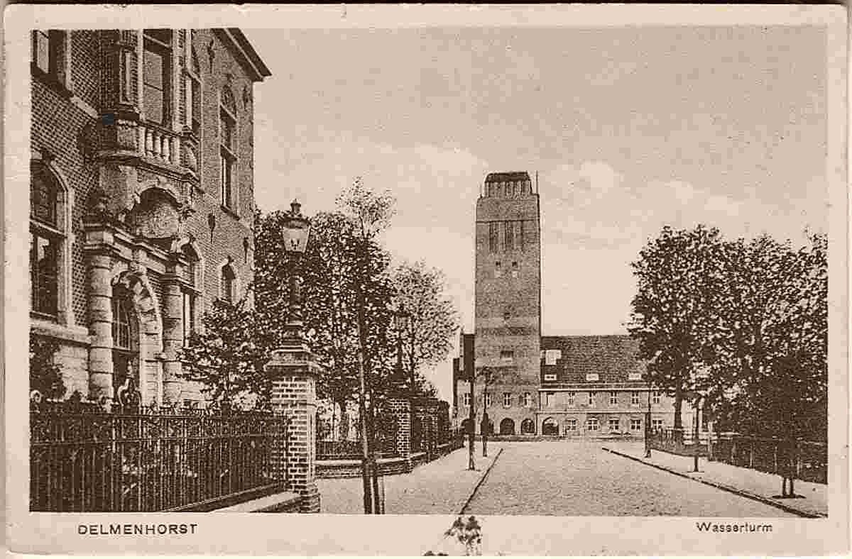 Delmenhorst. Wasserturm, um 1930