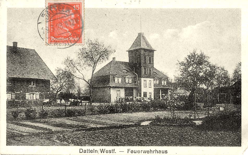 Datteln. Feuerwehrhaus, 1928