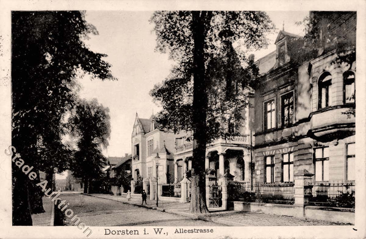 Dorsten. Alleestraße, 1913