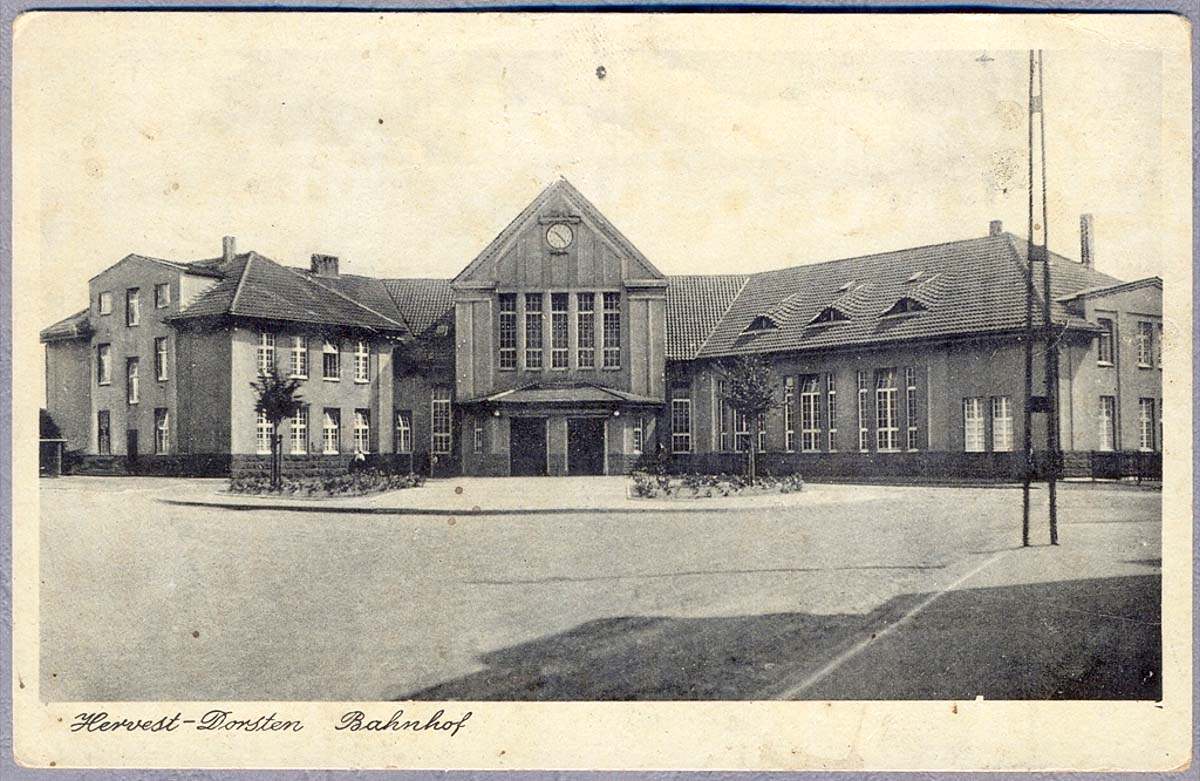 Dorsten. Bahnhof, 1944