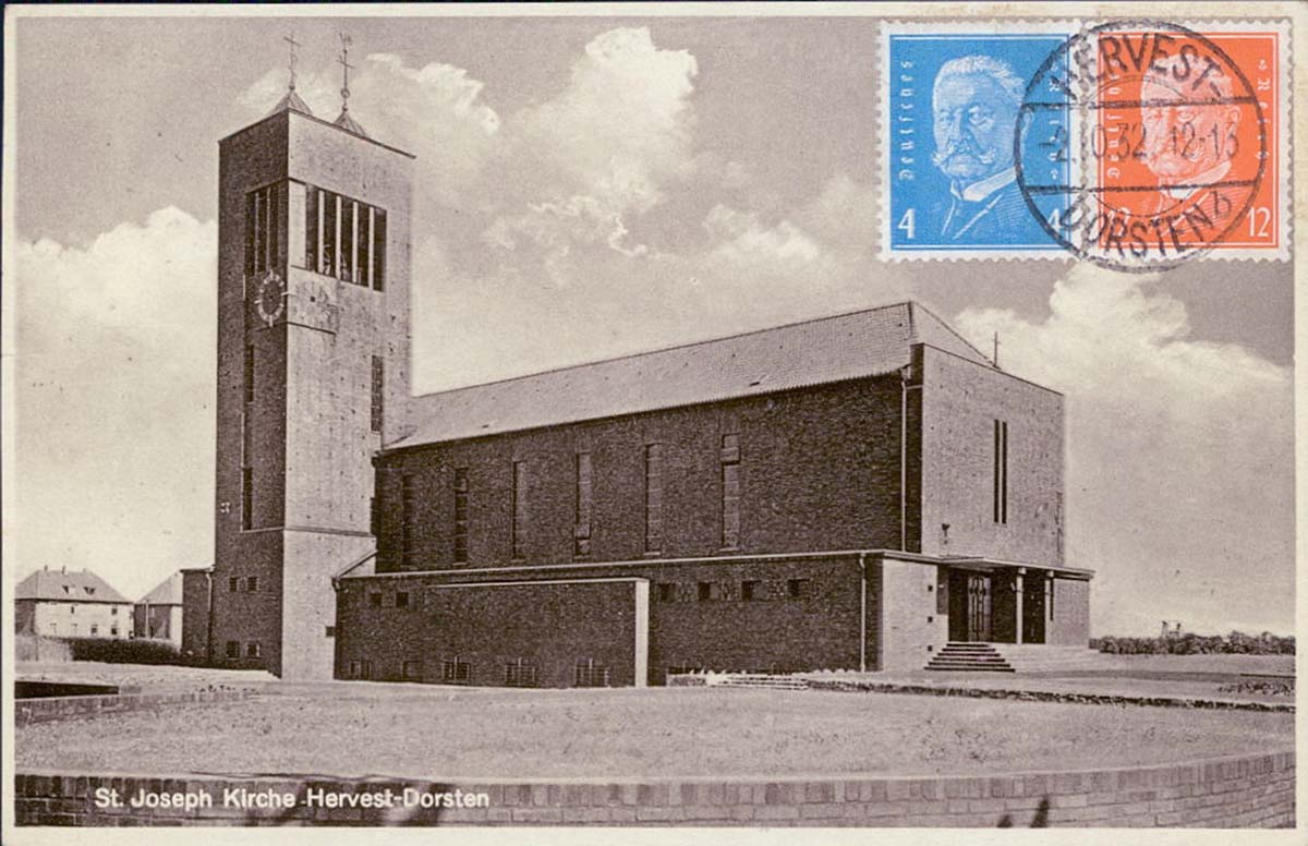 Dorsten. Hervest - St Joseph Kirche, 1932