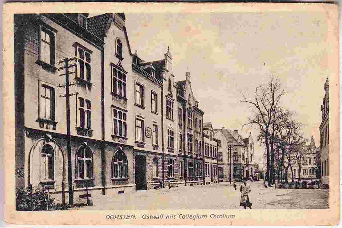 Dorsten. Ostwall mit Collegium Carolinum, 1923