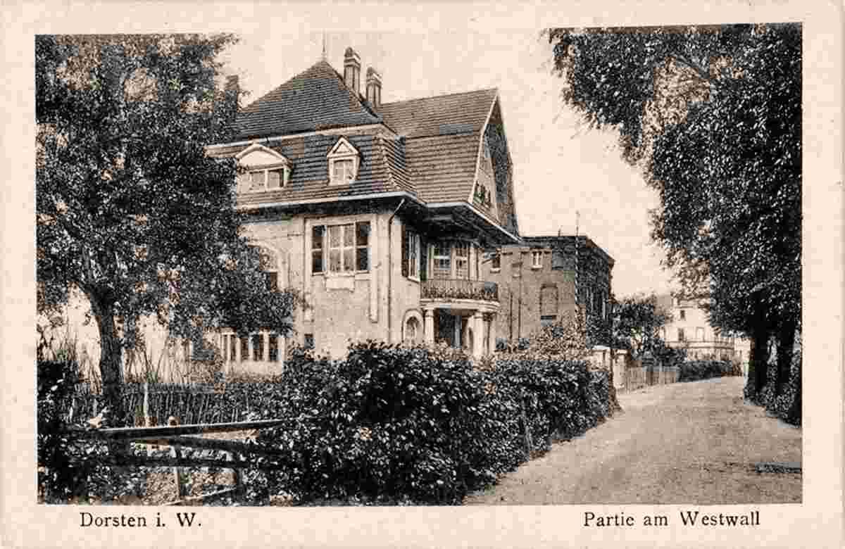 Dorsten. Westwall, 1918