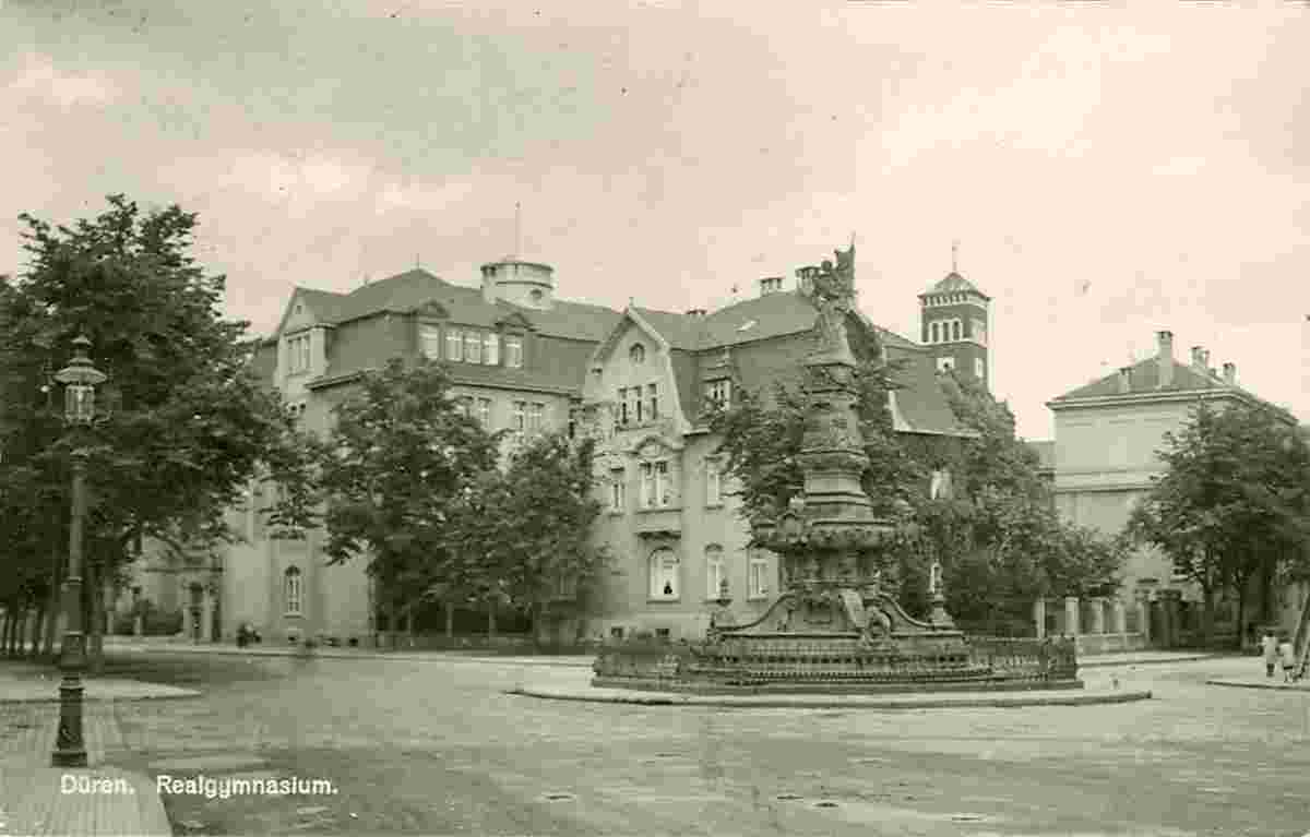Düren. Real Gymnasium - Lycée, 1927