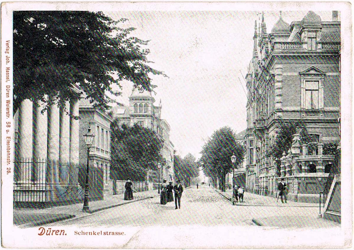 Düren. Schenkelstraße vor 1905