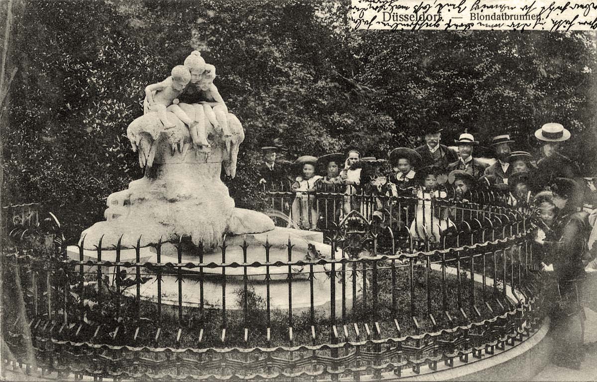 Düsseldorf. Blondatbrunnen, 1909
