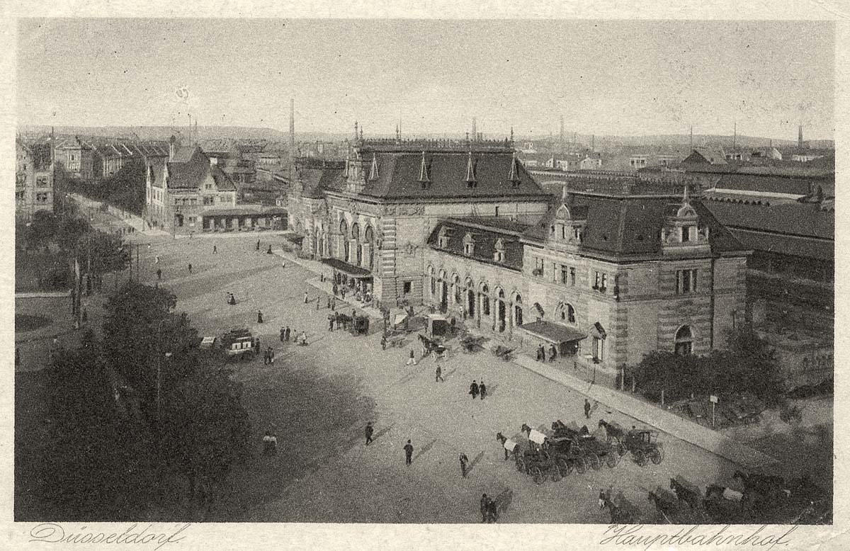 Düsseldorf. Hauptbahnhof, 1924