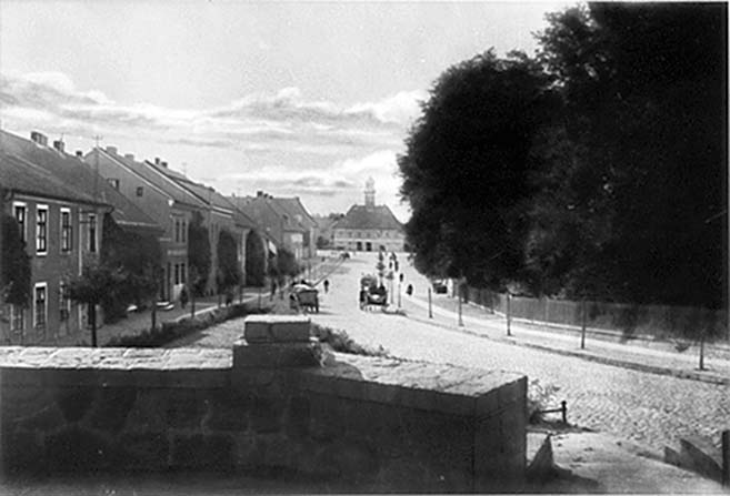 Darkehmen (Osjorsk). Panorama der Stadt, 1935-1940