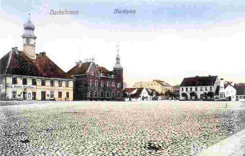 Darkehmen. Marktplatz, 1910