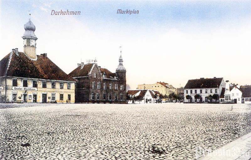 Darkehmen (Osjorsk). Marktplatz, 1910