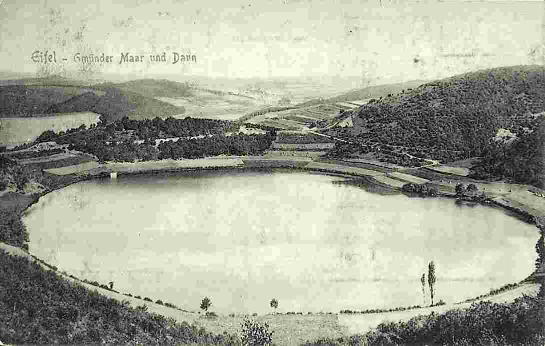 Daun. Eifel - Gemündener Maar und Daun, 1900